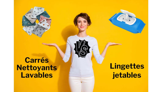 Carrés Nettoyants Lavables VS Lingettes Jetables